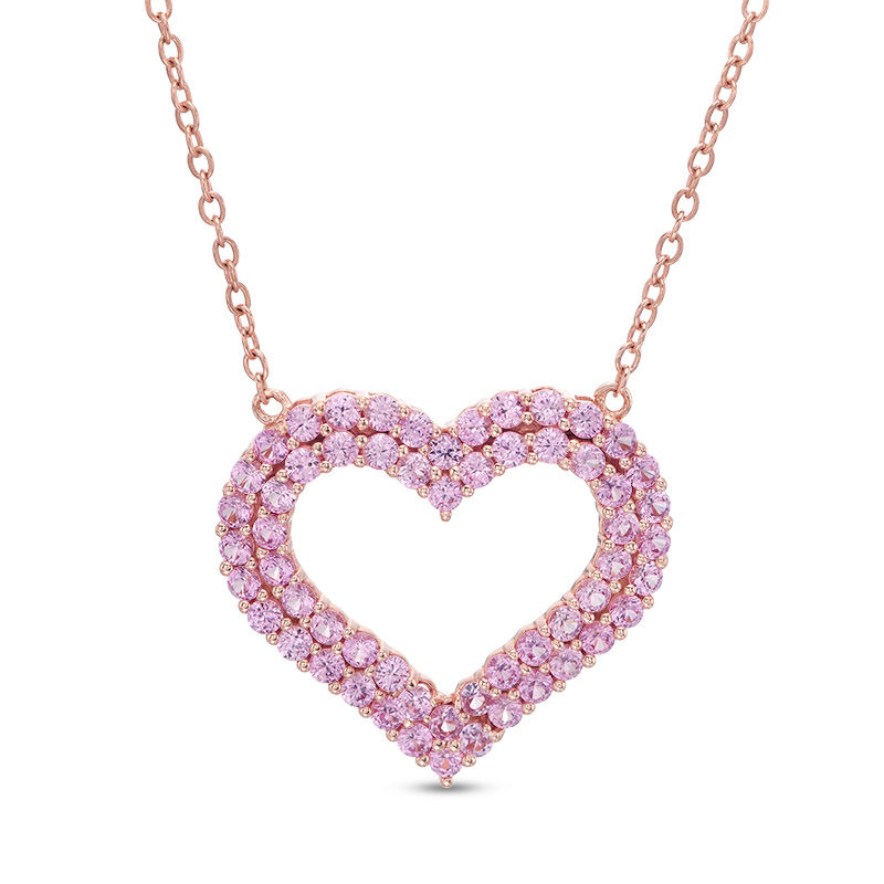 lv pink sapphire and diamond necklace