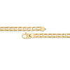 Thumbnail Image 2 of Men's 5.0mm Railroad Link Chain Necklace in Hollow 14K Gold - 20"