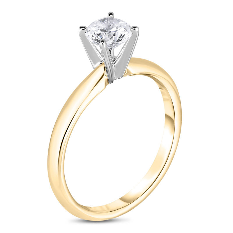 5/8 CT. Diamond Solitaire Engagement Ring in 14K Gold