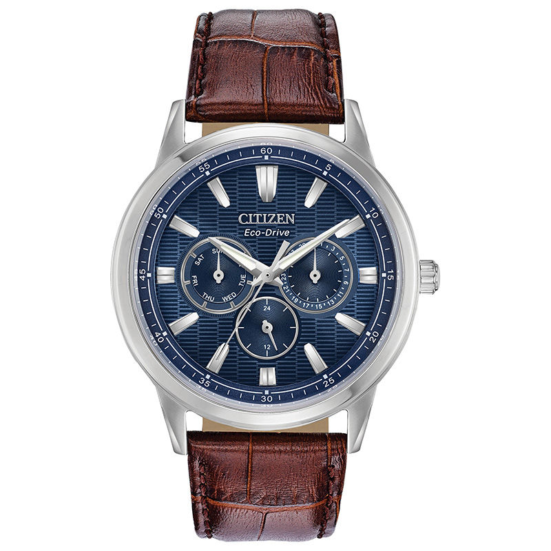 Main Image 1 of Men's Citizen Eco-Drive® Corso Strap Watch with Blue Dial (Model: BU2070-12L)