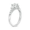 Thumbnail Image 2 of 1-1/5 CT. T.W. Certified Diamond Past Present Future® Engagement Ring in 14K White Gold (I/I2)