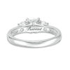 Thumbnail Image 3 of 1-1/5 CT. T.W. Certified Diamond Past Present Future® Engagement Ring in 14K White Gold (I/I2)