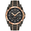 Thumbnail Image 1 of Men's Bulova Precisionist 1/20 CT. T.W. Diamond Two-Tone IP Watch with Black Dial (Model: 98D149)