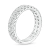Thumbnail Image 2 of 2 CT. T.W. Diamond Double Row Band in 14K White Gold