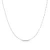 Thumbnail Image 1 of 1.35mm Singapore Chain Necklace in Sterling Silver - 20"