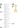 Thumbnail Image 2 of Arrow Stud Earrings in 14K Gold