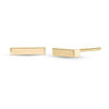 Thumbnail Image 1 of 2.0mm Bar Stud Earrings in 14K Gold