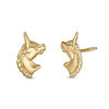 Thumbnail Image 1 of Child's Unicorn Stud Earrings in 14K Gold
