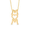 Thumbnail Image 1 of Linear "MOM" Pendant in 10K Gold