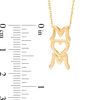 Thumbnail Image 1 of Linear "MOM" Pendant in 10K Gold