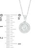 Thumbnail Image 1 of 1/2 CT. T.W. Diamond Frame Pendant in 10K White Gold