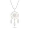 Thumbnail Image 1 of Diamond Accent Dreamcatcher Pendant in Sterling Silver