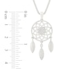 Thumbnail Image 3 of Diamond Accent Dreamcatcher Pendant in Sterling Silver