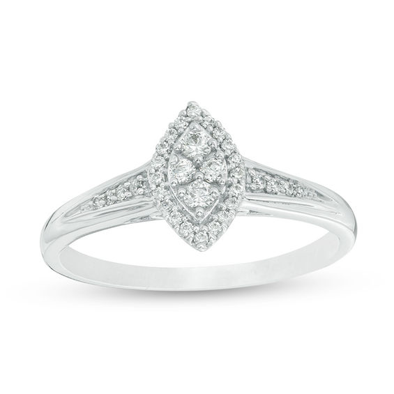 Marquise cut deals promise rings