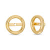 Thumbnail Image 1 of Circle Tube Earring Jackets in 10K Gold