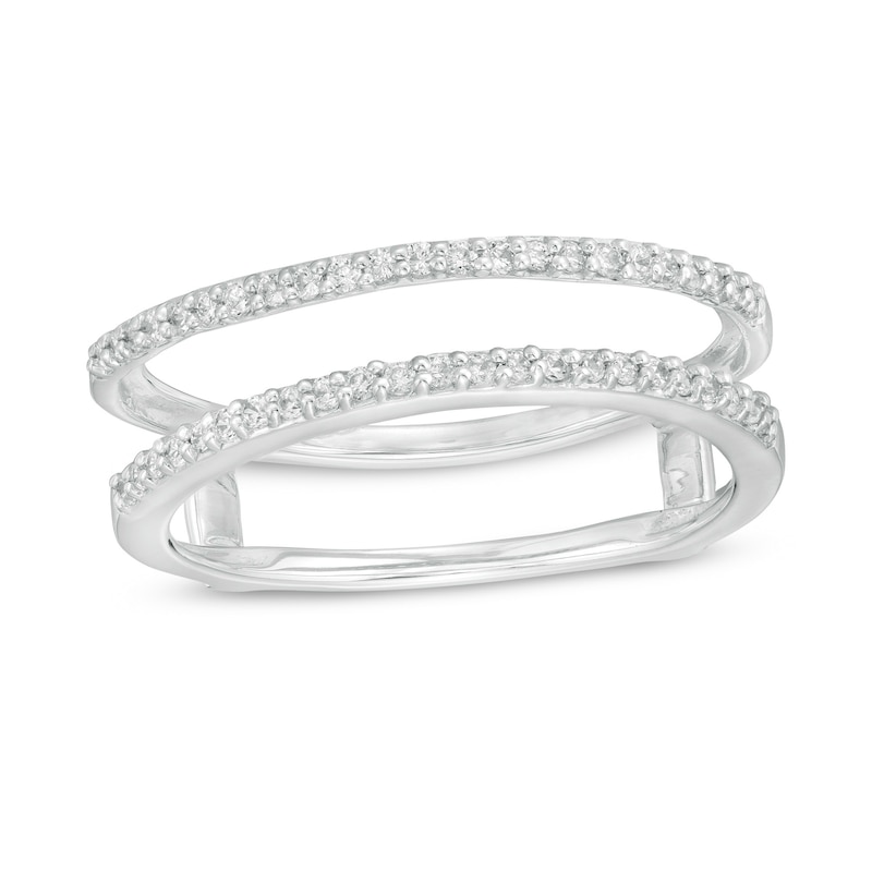 Main Image 1 of 1/4 CT. T.W. Diamond Solitaire Enhancer in 10K White Gold
