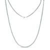 Thumbnail Image 0 of Diamond-Cut Bead Strand Necklace in Sterling Silver