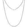 Thumbnail Image 1 of Diamond-Cut Bead Strand Necklace in Sterling Silver