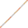 Thumbnail Image 1 of Beaded Bracelet in Sterling Silver with 14K Two-Tone Gold Plate - 7.5"
