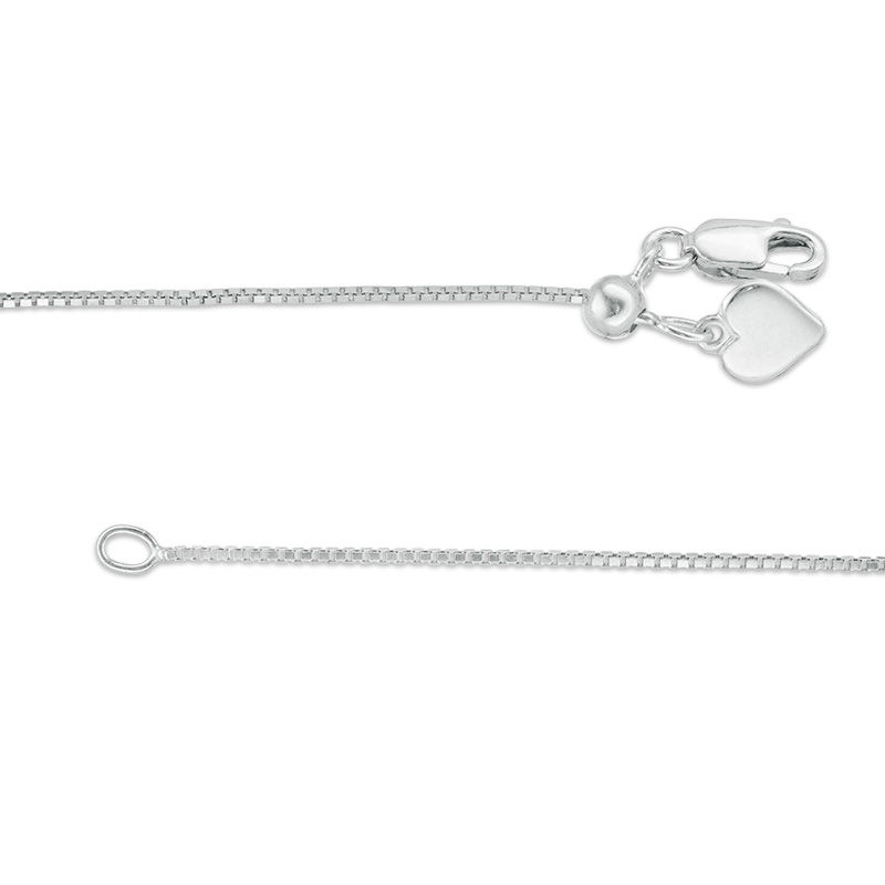 Sterling Silver Box Chain Necklace 015 