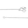 Thumbnail Image 3 of Adjustable 015 Gauge Box Chain Necklace in Sterling Silver - 22"