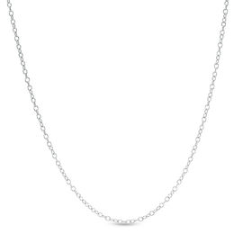 Adjustable 025 Gauge Cable Chain Necklace in Sterling Silver - 22&quot;