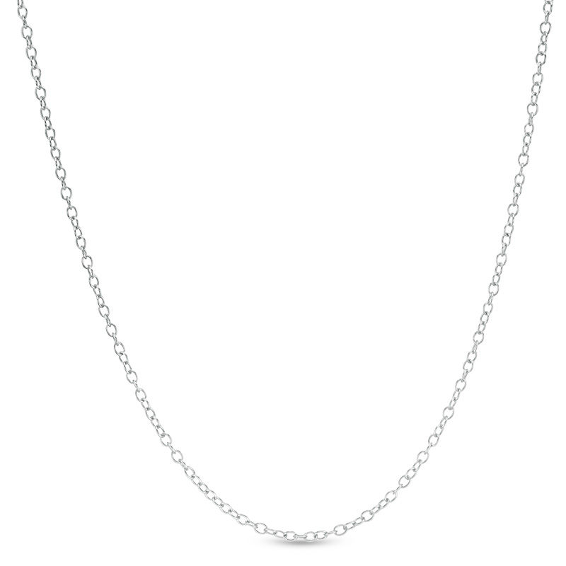 Adjustable 025 Gauge Cable Chain Necklace in Sterling Silver - 22