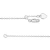 Thumbnail Image 3 of Adjustable 025 Gauge Cable Chain Necklace in Sterling Silver - 22&quot;