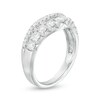 Thumbnail Image 2 of 1 CT. T.W. Diamond Double Row Contour Band in 14K White Gold