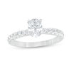 Thumbnail Image 0 of 1 CT. T.W. Certified Oval Diamond Engagement Ring in 14K White Gold (I/SI2)