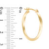Thumbnail Image 2 of 20.0mm Square Twist Hoop Earrings in 14K Gold