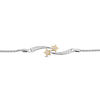 Thumbnail Image 2 of Enchanted Disney Tinker Bell 1/10 CT. T.W. Diamond Bypass Star Bolo Bracelet in Sterling Silver and 10K Gold - 10.5"