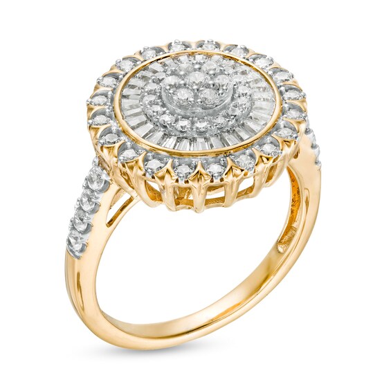 1 CT. T.W. Composite Diamond Ring in 10K Gold Zales Outlet