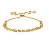 Thumbnail Image 0 of Made in Italy Mirror Chain Multi-Strand Bolo Bracelet in 14K Gold - 9.5"