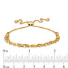 Thumbnail Image 1 of Made in Italy Mirror Chain Multi-Strand Bolo Bracelet in 14K Gold - 9.5"