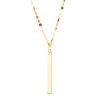 Thumbnail Image 0 of Made in Italy Vertical Bar "Y" Necklace in 14K Gold - 20"