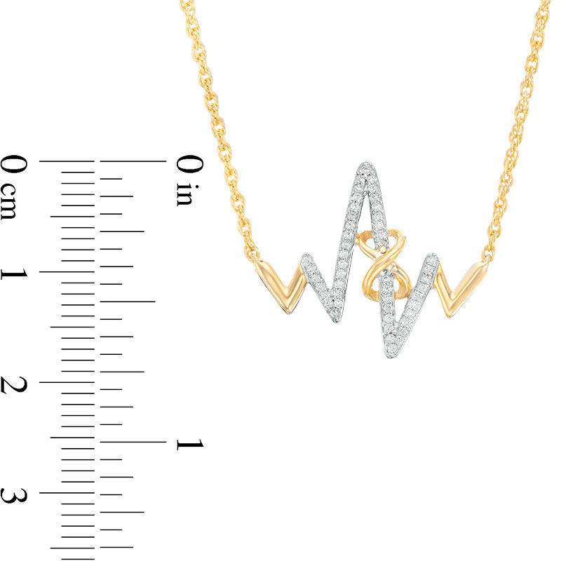 Heartbeat infinity deals necklace