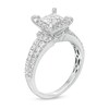 Thumbnail Image 2 of 1 CT. T.W. Quad Princess-Cut Diamond Frame Engagement Ring in 10K White Gold