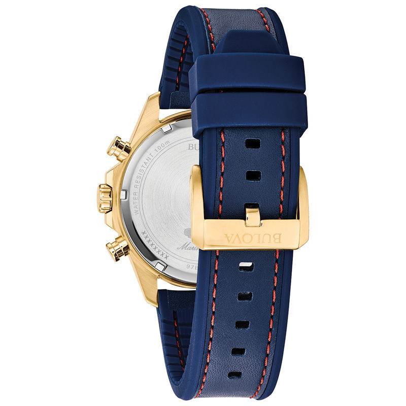 Bulova marine on sale star 100m gold