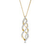 Thumbnail Image 0 of 1/10 CT. T.W. Diamond Flame Pendant in 10K Gold