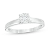 Thumbnail Image 0 of 1/8 CT. T.W. Multi-Diamond Promise Ring in 10K White Gold