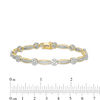 Thumbnail Image 2 of 3 CT. T.W. Composite Diamond Link Bracelet in 10K Gold - 7.25"
