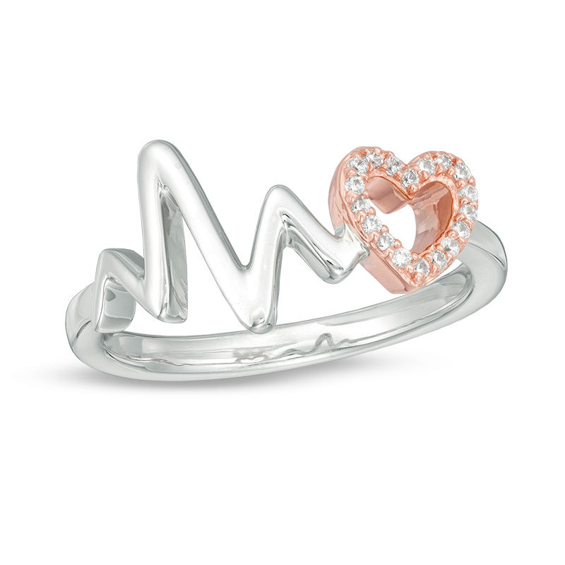 Lifeline Pulse Heartbeat Rings For Women Love Forever Jewelry Stainless  Steel Heart Beat Couple Rings Bijoux Femme Sister Gifts - Rings - AliExpress