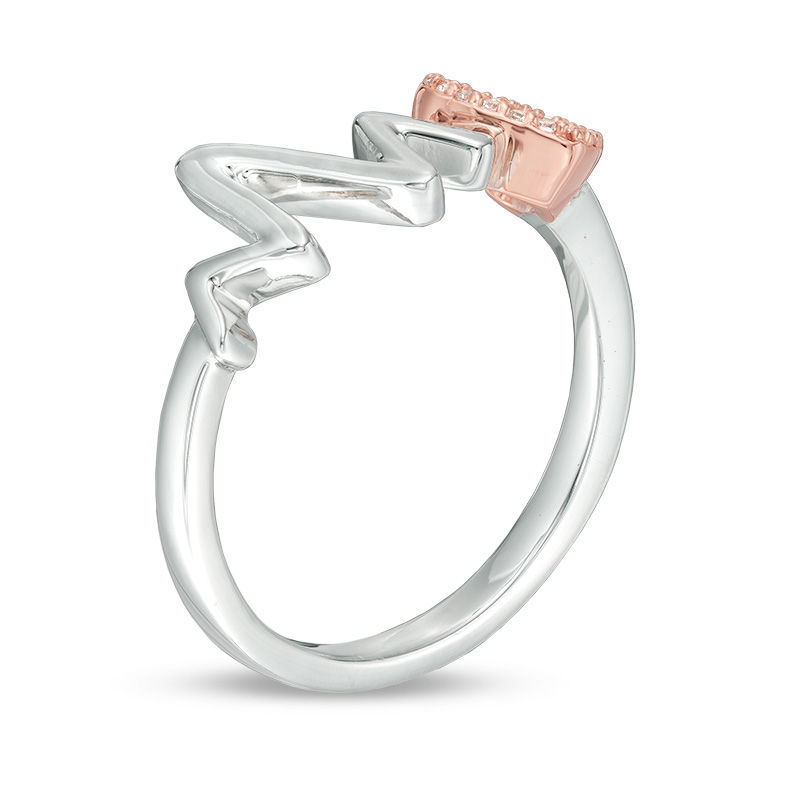 The Heartbeat Slider Ring | BlueStone.com