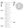 Thumbnail Image 2 of Composite Diamond Accent Frame Stud Earrings in Sterling Silver