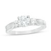 Thumbnail Image 1 of 1 CT. T.W. Diamond Past Present Future® Engagement Ring in 14K White Gold