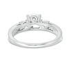 Thumbnail Image 3 of 1 CT. T.W. Diamond Past Present Future® Engagement Ring in 14K White Gold
