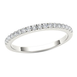 1/3 CT. T.W. Diamond Wedding Band in 10K White Gold