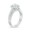 Thumbnail Image 2 of 1-3/8 CT. T.W. Diamond Cushion Frame Bridal Set in 14K White Gold