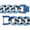 Thumbnail Image 3 of 14.75mm Curb Chain Bracelet in Two-Tone Ion-Plated Stainless Steel - 9.0"